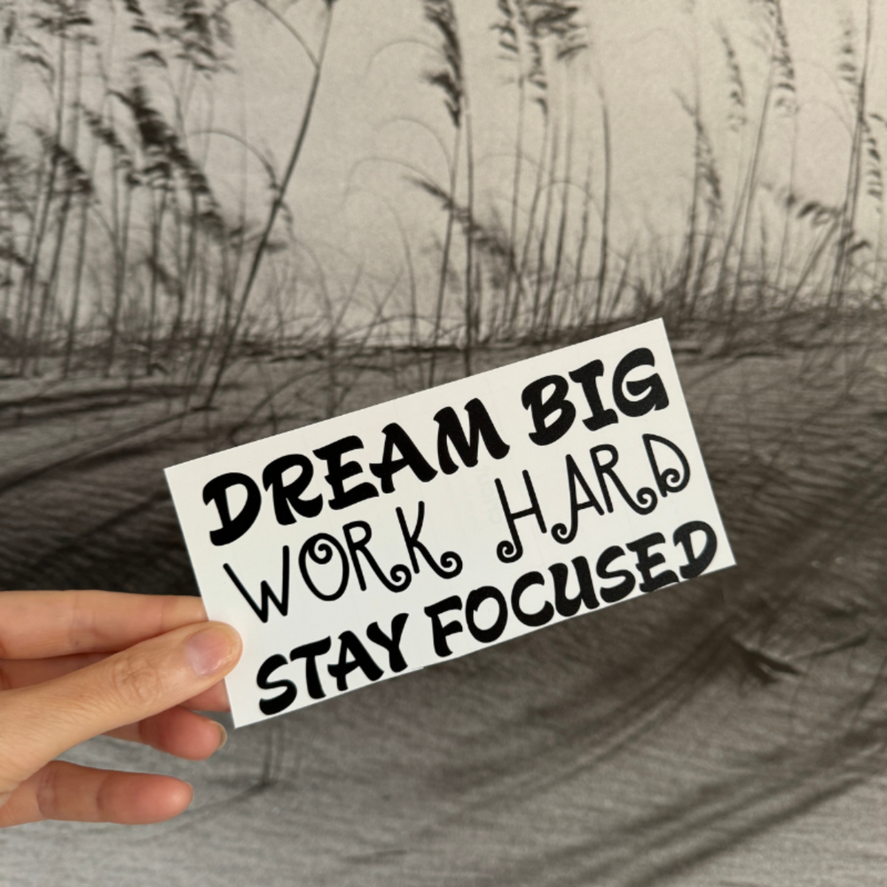 
                  
                    Durable Motivational Decal – Easy Application for Smooth Surfaces
                  
                