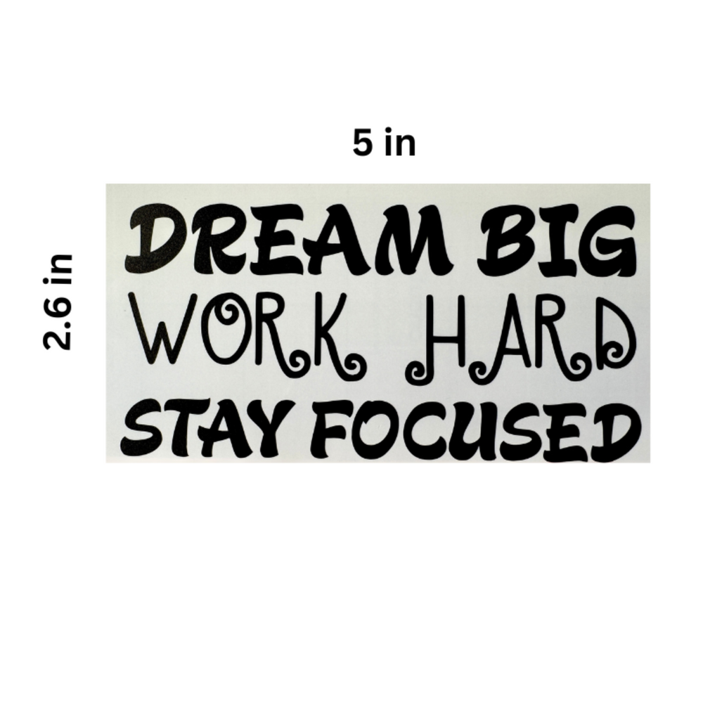 
                  
                    Dream Big Decal – Inspirational Vinyl Sticker for Motivation
                  
                