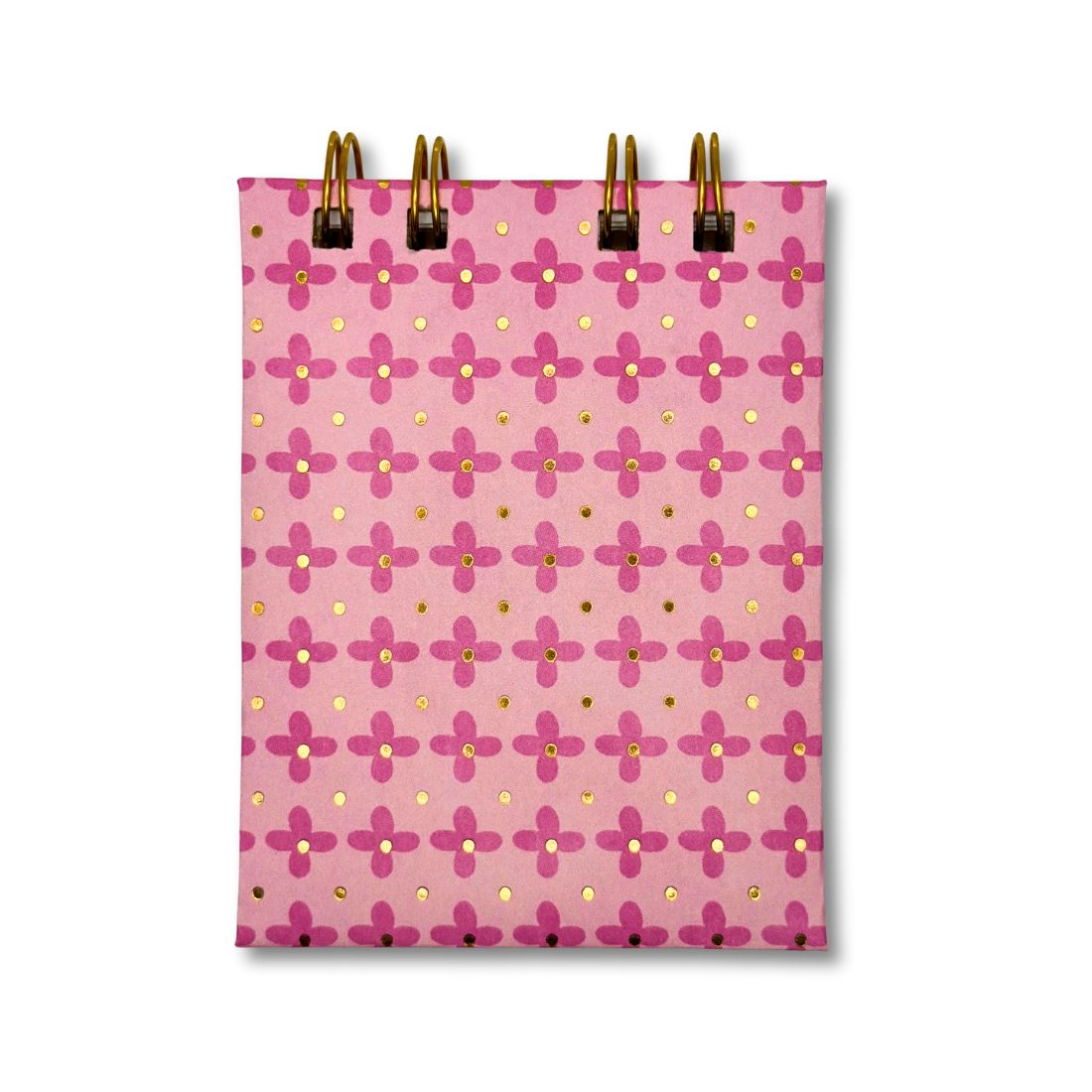 Extra mini notebooks with gold spiral binding