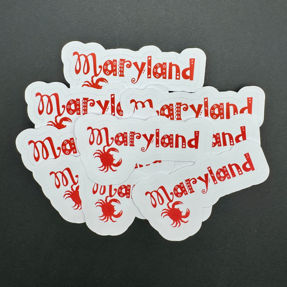 
                  
                    Durable Maryland Sticker – Celebrate State Pride with Iconic Design
                  
                