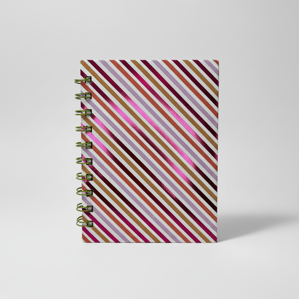 5.5x4.5 Sketchbook – Green Spiral Front Hard Cover