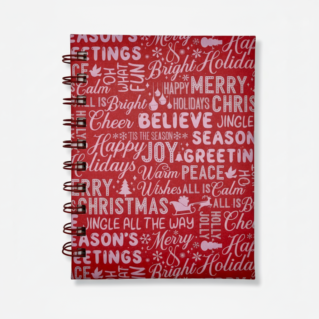 Mini Sketchbook – Holiday-Themed Hardcover for Kids