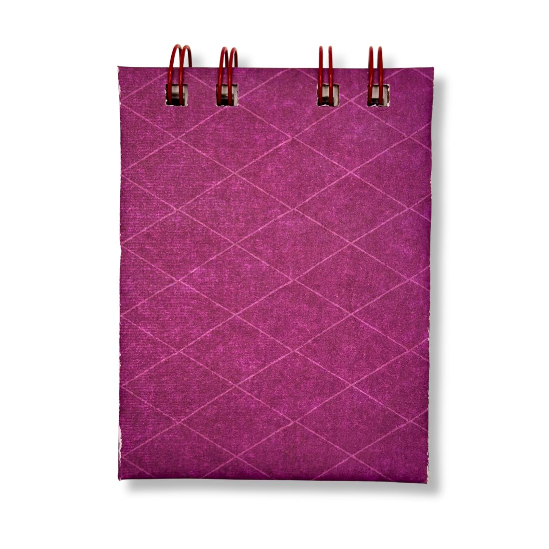 Dark Purple extra mini notebook with spiral binding