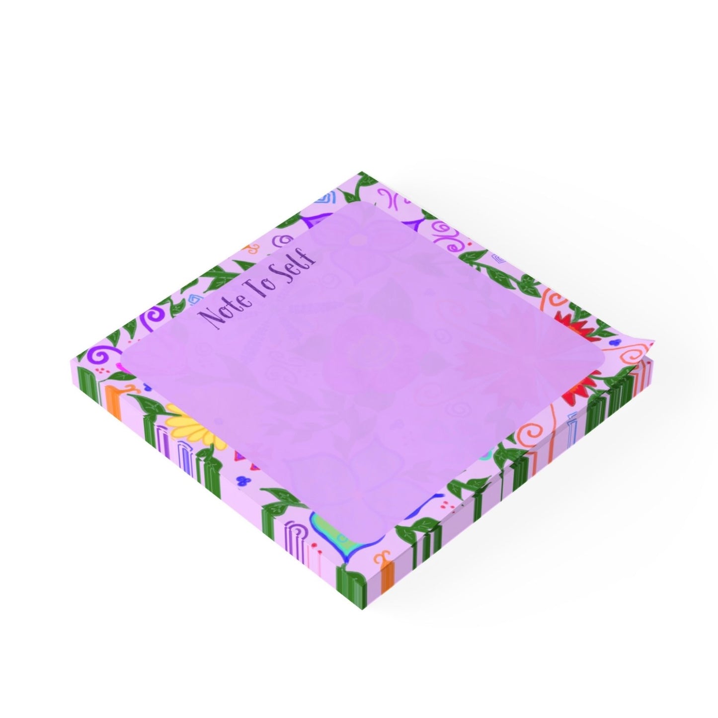 Love To Scribble colorful notepads with a purple cover on a white background