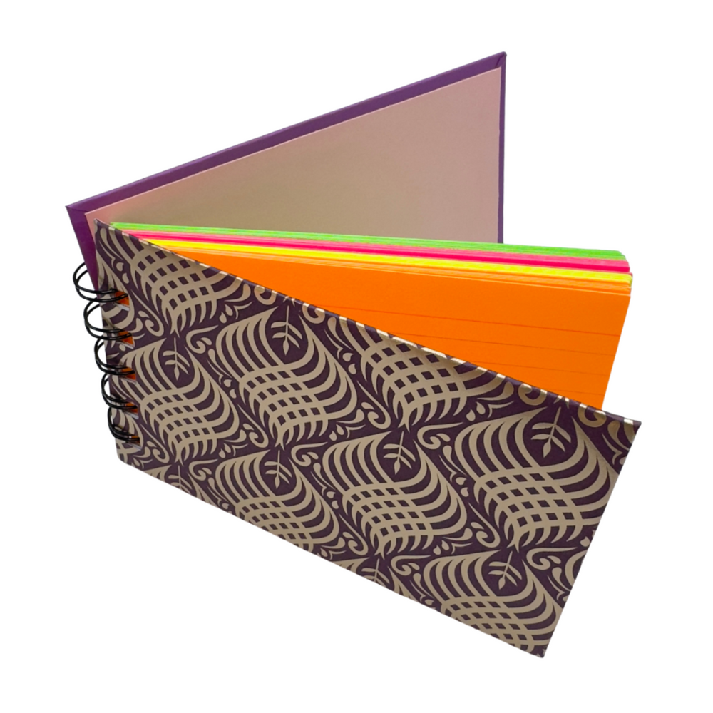 
                  
                    Mini Index Cards Notepad Inside Purple Pattern
                  
                