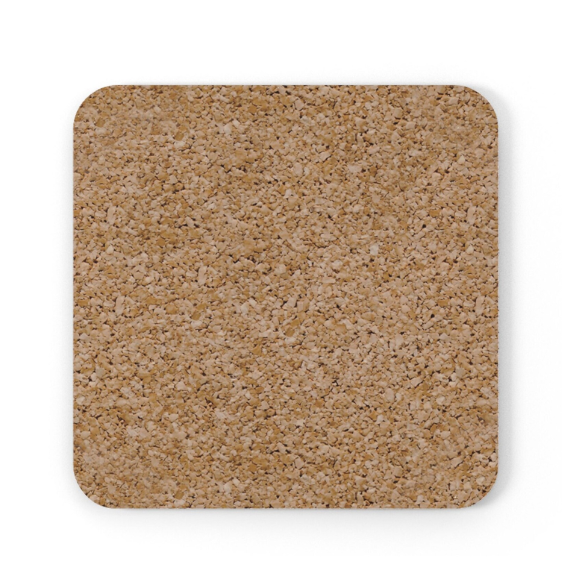 3.75x3.75 Drink Coaster – Glossy Finish with Cork Base