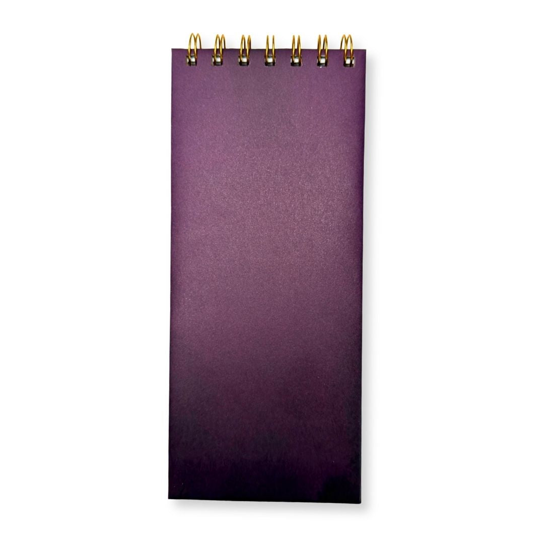 Light Purple Slim Spiral Notebook with decorative cover