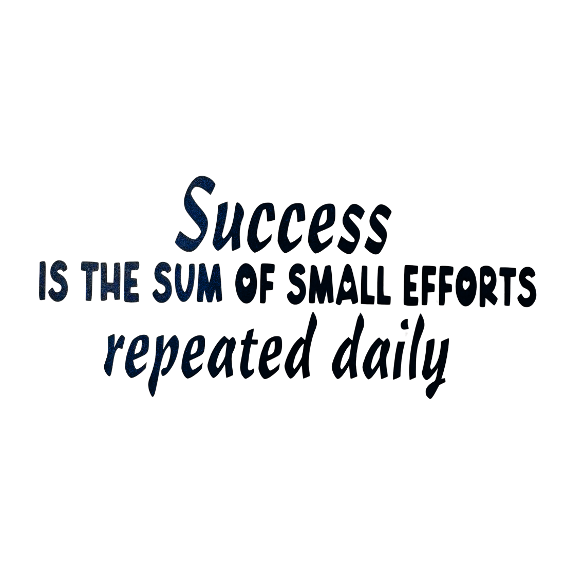 Success Decal in Blue color