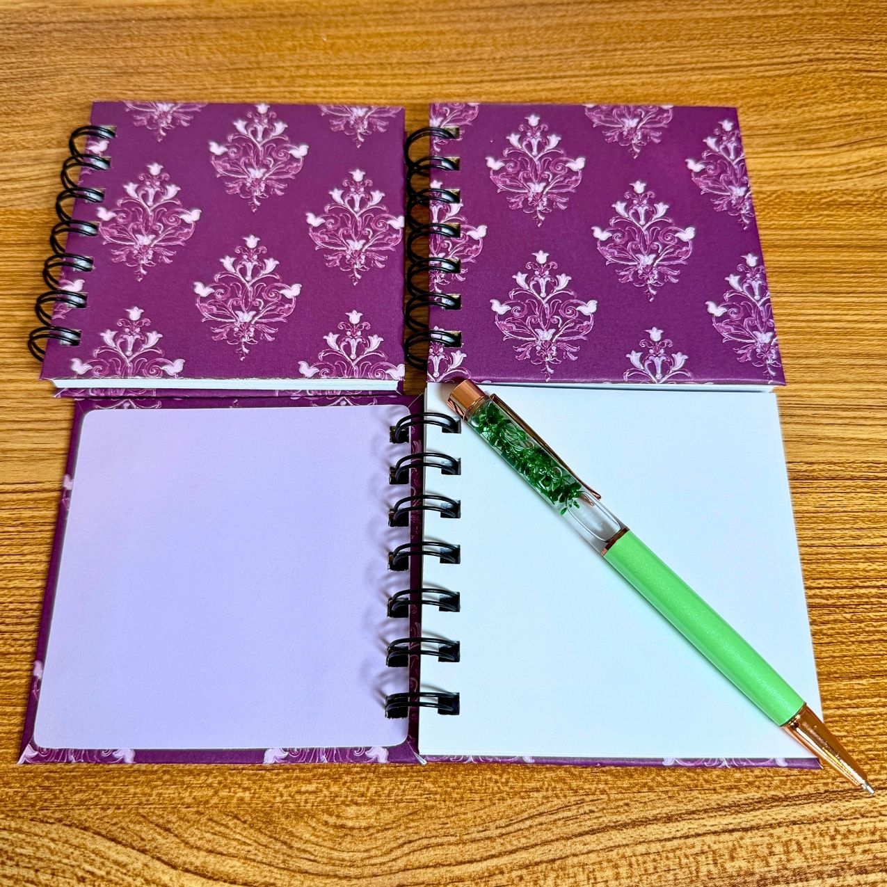 Love To Scribble Vintage Style Mini Notebooks on desk