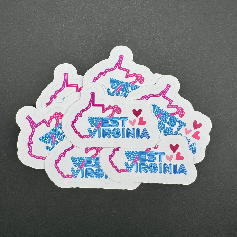 
                  
                    Water-Resistant West Virginia Decal – State Pride Design
                  
                