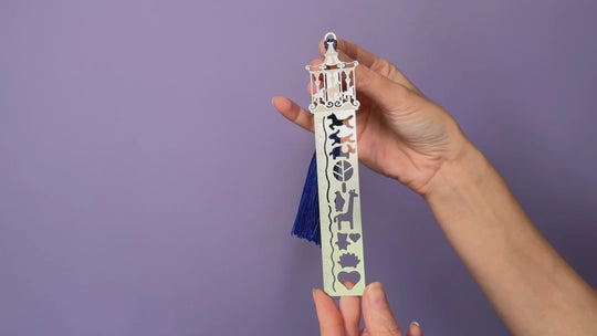 Ruler Bookmark Video, With Tassels